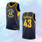 Camiseta Indiana Pacers Pascal Siakam NO 43 Icon Azul