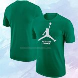 Camiseta Manga Corta Boston Celtics Essential Jumpman Verde
