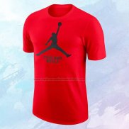 Camiseta Manga Corta Chicago Bulls Essential Jumpman Rojo