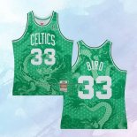 Camiseta Boston Celtics Larry Bird NO 33 Asian Heritage Throwback 1985-86 Verde