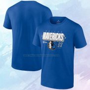 Camiseta Manga Corta Dallas Mavericks 2024 NBA Finals Box Out Azul