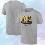 Camiseta Manga Corta Denver Nuggets 2024 NBA Playoffs Gris
