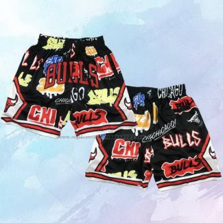 Pantalone Chicago Bulls Slap Sticker Just Don Negro