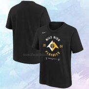 Camiseta Manga Corta Denver Nuggets 2024 NBA Playoffs Mantra Negro