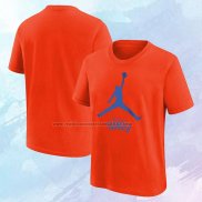 Camiseta Manga Corta Oklahoma City Thunder Essential Jumpman Naranja