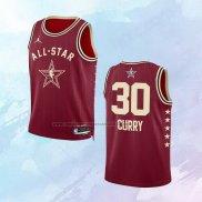 Camiseta Nino All Star 2024 Golden State Warriors Stephen Curry NO 30 Rojo