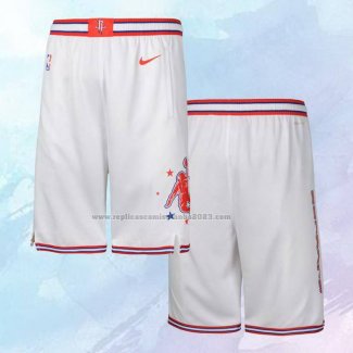 Pantalone Houston Rockets Ciudad 2023-24 Blanco