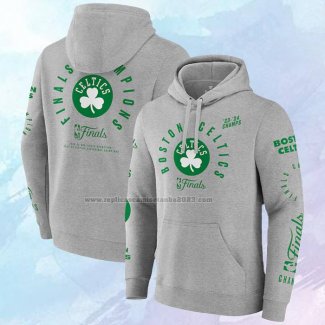 Sudaderas con Capucha Boston Celtics 2024 NBA Finals Champions Gris