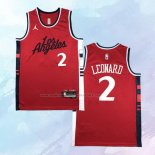 Camiseta Los Angeles Clippers Kawhi Leonard NO 2 Statement 2024-25 Rojo
