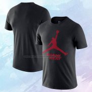 Camiseta Manga Corta Miami Heat Essential Jumpman Negro