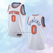 Camiseta New York Knicks Donte Divincenzo NO 0 Association Blanco