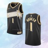 Camiseta Phoenix Suns Devin Booker NO 1 Select Series Oro Negro