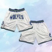 Pantalone Minnesota Timberwolves Classic Just Don Blanco