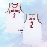 Camiseta Cleveland Cavaliers Kyrie Irving NO 2 Retro Blanco