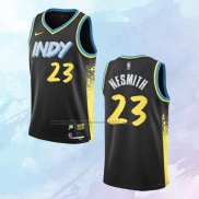 Camiseta Indiana Pacers Aaron Nesmith NO 23 Ciudad 2023-24 Negro