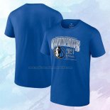 Camiseta Manga Corta Dallas Mavericks 2024 Western Conference Champions Behind The Back Pass Azul