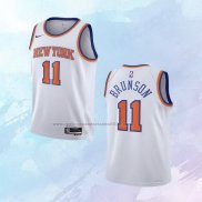 Camiseta Nino New York Knicks Jalen Brunson NO 11 Association 2022-23 Blanco