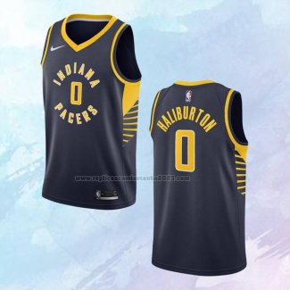 Camiseta Indiana Pacers Tyrese Haliburton NO 0 Icon 2022-23 Azul