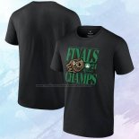 Camiseta Manga Corta Boston Celtics 2024 NBA Finals Champions Ball Screen Ring Negro