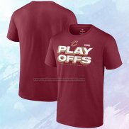 Camiseta Manga Corta Cleveland Cavaliers 2023 NBA Playoffs Rojo