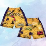 Pantalone Los Angeles Lakers Slap Sticker Just Don Amarillo