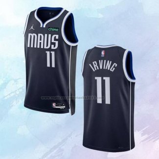 Camiseta Dallas Mavericks Kyrie Irving NO 11 Statement 2022-23 Azul