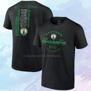 Camiseta Manga Corta Boston Celtics 2024 Eastern Conference Champions Jump Ball Roster Negro