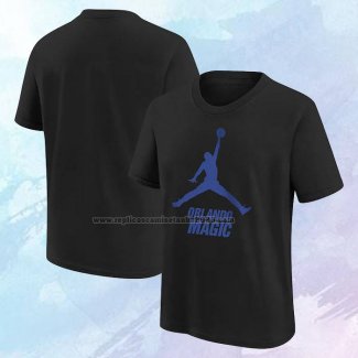 Camiseta Manga Corta Orlando Magic Essential Jumpman Negro