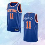 Camiseta New York Knicks Jalen Brunson NO 11 Icon 2022-23 Azul