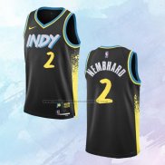 Camiseta Indiana Pacers Andrew Nembhard NO 2 Ciudad 2023-24 Negro