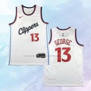 Camiseta Los Angeles Clippers Paul George NO 13 Association 2024-25 Blanco