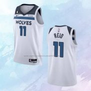 Camiseta Minnesota Timberwolves Naz Reid Edwards NO 11 Association Blanco