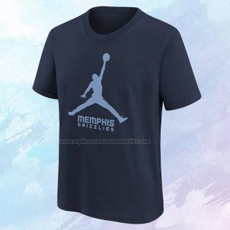 Camiseta Manga Corta Memphis Grizzlies Essential Jumpman Azul