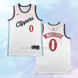 Camiseta Los Angeles Clippers Russell Westbrook NO 0 Association 2024-25 Blanco