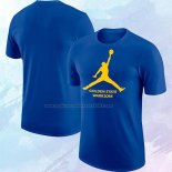 Camiseta Manga Corta Golden State Warriors Essential Jumpman Azul