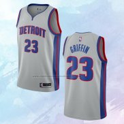 NO 23 Blake Griffin Camiseta Detroit Pistons Statement Gris 2020-21