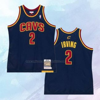 Camiseta Cleveland Cavaliers Kyrie Irving NO 2 Mitchell & Ness 2011-12 Azul