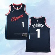 Camiseta Los Angeles Clippers James Harden NO 1 Icon 2024-25 Azul