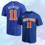 Camiseta Manga Corta New York Knicks Jalen Brunson Icon Azul