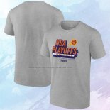 Camiseta Manga Corta Phoenix Suns 2024 NBA Playoffs Gris