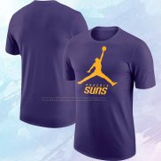 Camiseta Manga Corta Phoenix Suns Essential Jumpman Violeta