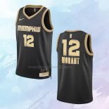 Camiseta Memphis Grizzlies Ja Morant NO 12 Select Series Oro Negro