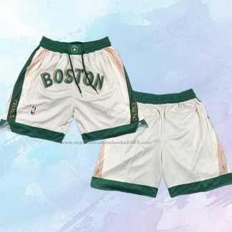 Pantalone Boston Celtics Ciudad Just Don 2023-24 Crema