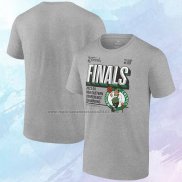 Camiseta Manga Corta Boston Celtics 2024 Eastern Conference Champions Gris