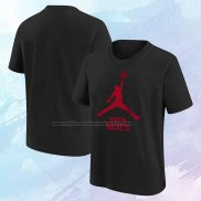 Camiseta Manga Corta Houston Rockets Essential Jumpman Negro